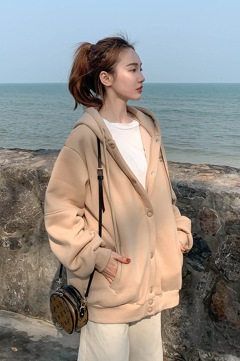 不断货售卖长动销款有利润三色连帽拉链卫衣266-2001-P80控138,女装卫衣/绒衫,浙宝266