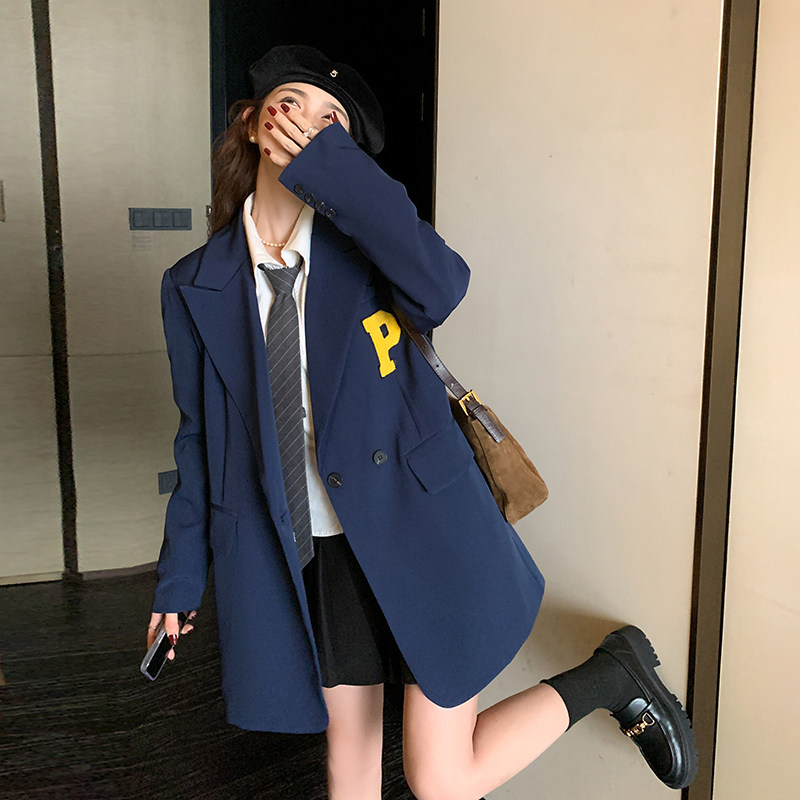 档口现货 黄色P标藏青色西装266-2313-P115K168图片