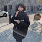 大货已出主推字母织带贴标连帽羽绒服90绒266-2382-P265K39，女装羽绒服，浙宝266