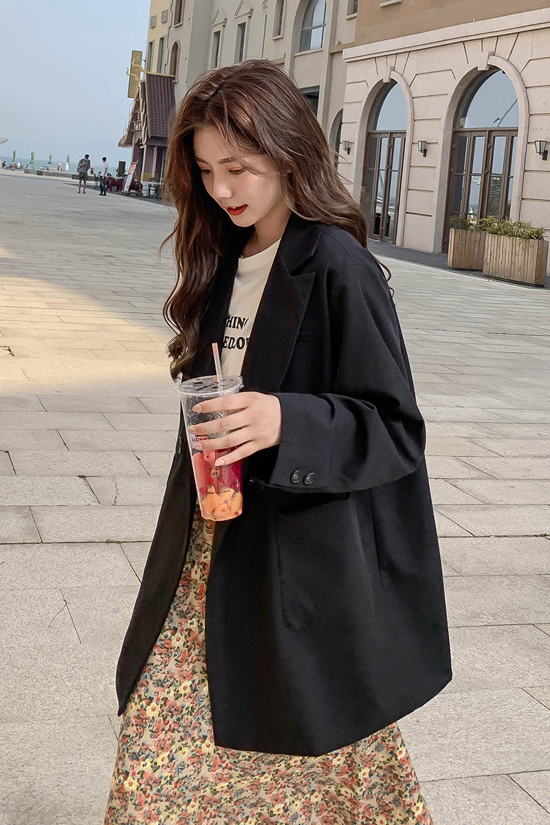 持续上新引流跑量款退货低两色中长款西装266-2606-P85K138,女装西装,浙宝266