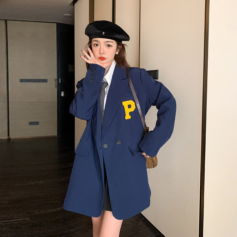 档口现货 2023新款 黄色P标藏青色西装266-2313-P115K168图片
