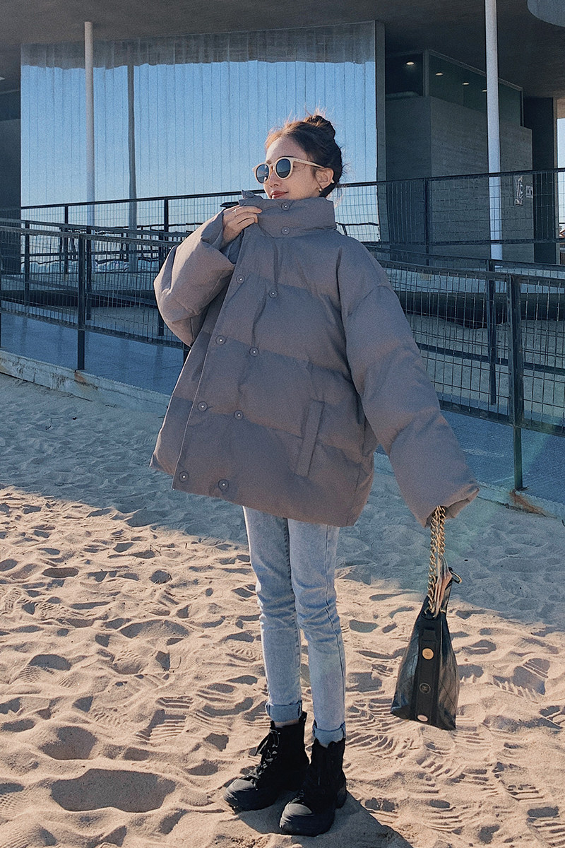 档口现货跑量引流款四色双排扣短棉衣266-773,女装棉衣/棉服,浙宝266