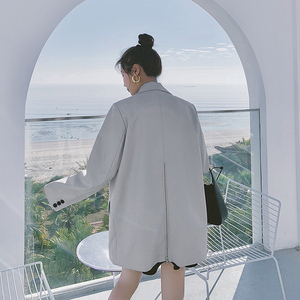 2021新款 特色后背拉链 两色西装266-6621-P110K168,女装西装,浙宝266