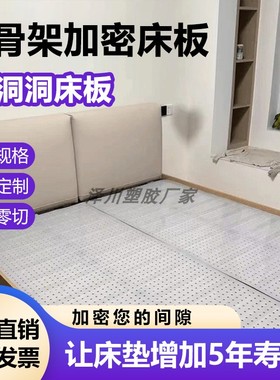 食品级白色pp洞洞床板防潮透气排骨架加密神器加硬床垫保护板定制