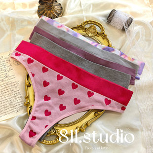 12月tback欧美T裤锦纶性感无痕健身瑜伽日常耐拉伸中腰丁字内裤女