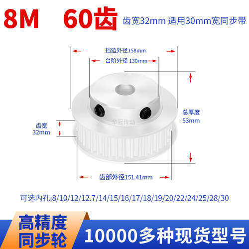 HUAGUANG同步带轮传动件当天发货