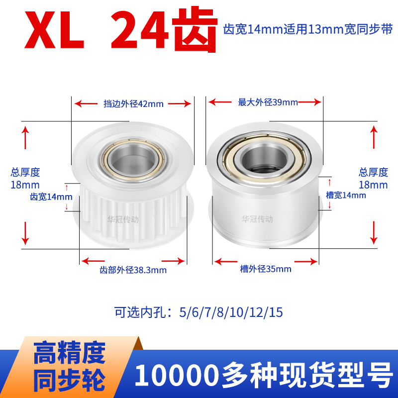 HUAGUANG同步带轮传动件当天发货
