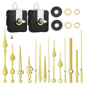 静音扫秒机芯diy装 饰亚克力挂钟配件金属铝针石英钟表无声钟芯