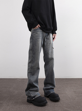 A440-K1360-特P45 春季新款 高街cleanfit水洗牛仔裤