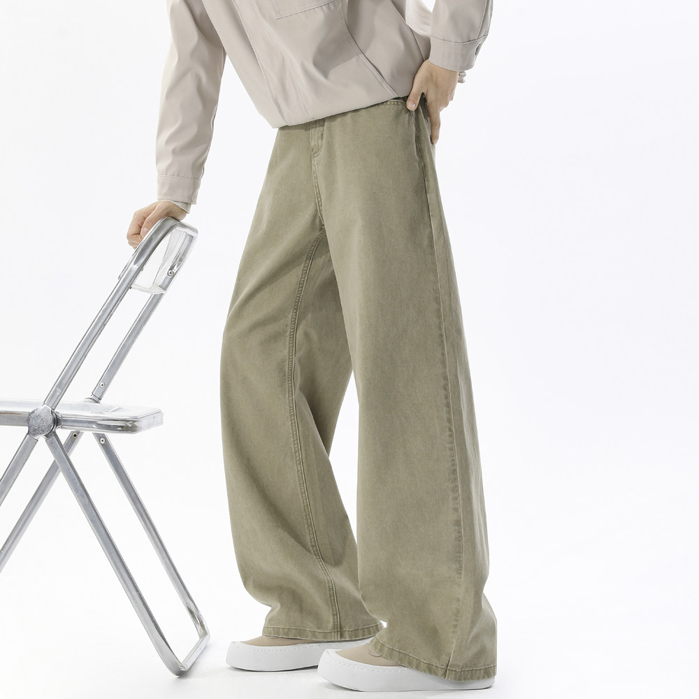 A440-K261-P38水洗棉垂感直筒牛仔裤,男装牛仔裤,电商A440