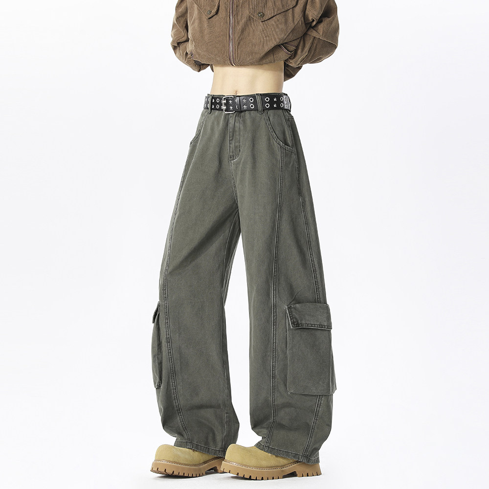 A440-K351-特P60春季水洗棉布工装休闲裤，男装工装外套，电商A440