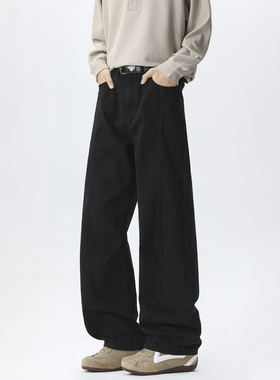 A440-K8602-特P49 立体剪裁褶皱牛仔裤