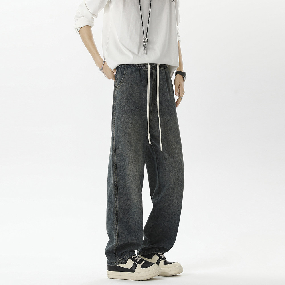 A440-DDH80127-P50春季时尚起义加色款同款品质纯色水洗牛仔裤，男装牛仔裤，电商A440