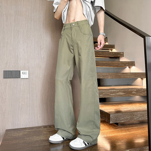 A440-K6625-P40 春季微喇弯刀休闲裤，男装休闲裤，电商A440