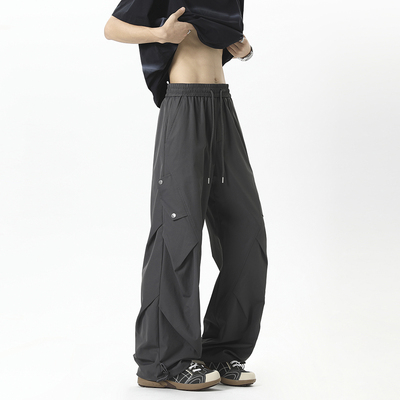 A440-A166X-P35 捏皱工装裤休闲裤