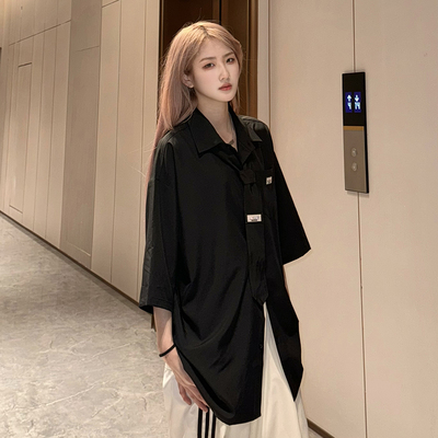 A440-BZ1285-P40 夏季冰丝防晒 短袖衬衫