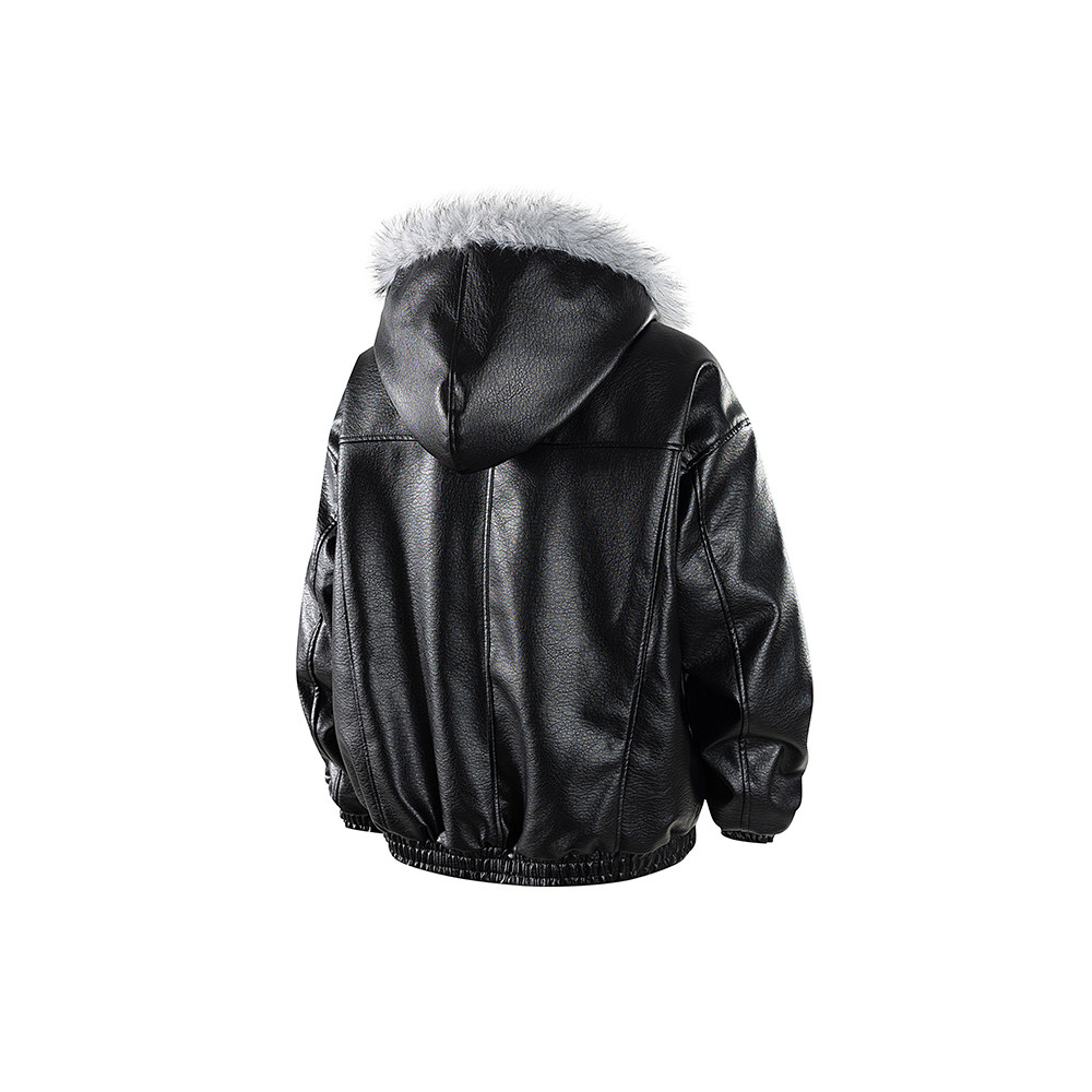 A440-MY2858-特P110座山雕连帽皮棉衣,男装棉衣,电商A440