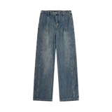 A440-K2563-特P50宽松直筒阔腿弯刀牛仔裤，男装牛仔裤，电商A440