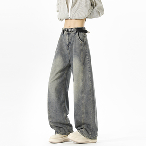 A440-K325-P55 春季新款弯刀直筒牛仔裤，男装牛仔裤，电商A440