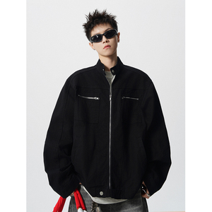 A440-JK1245-P98 水洗牛仔夹克工装外套，男装夹克，电商A440