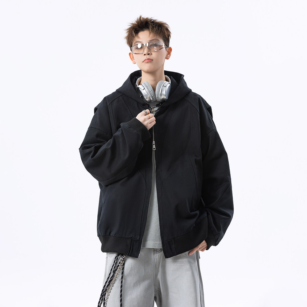 A440-FB0309-P98解构设计帆布水洗外套,男装夹克,电商A440