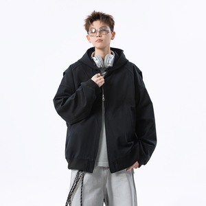 A440-FB0309-P98 解构设计帆布水洗外套图片