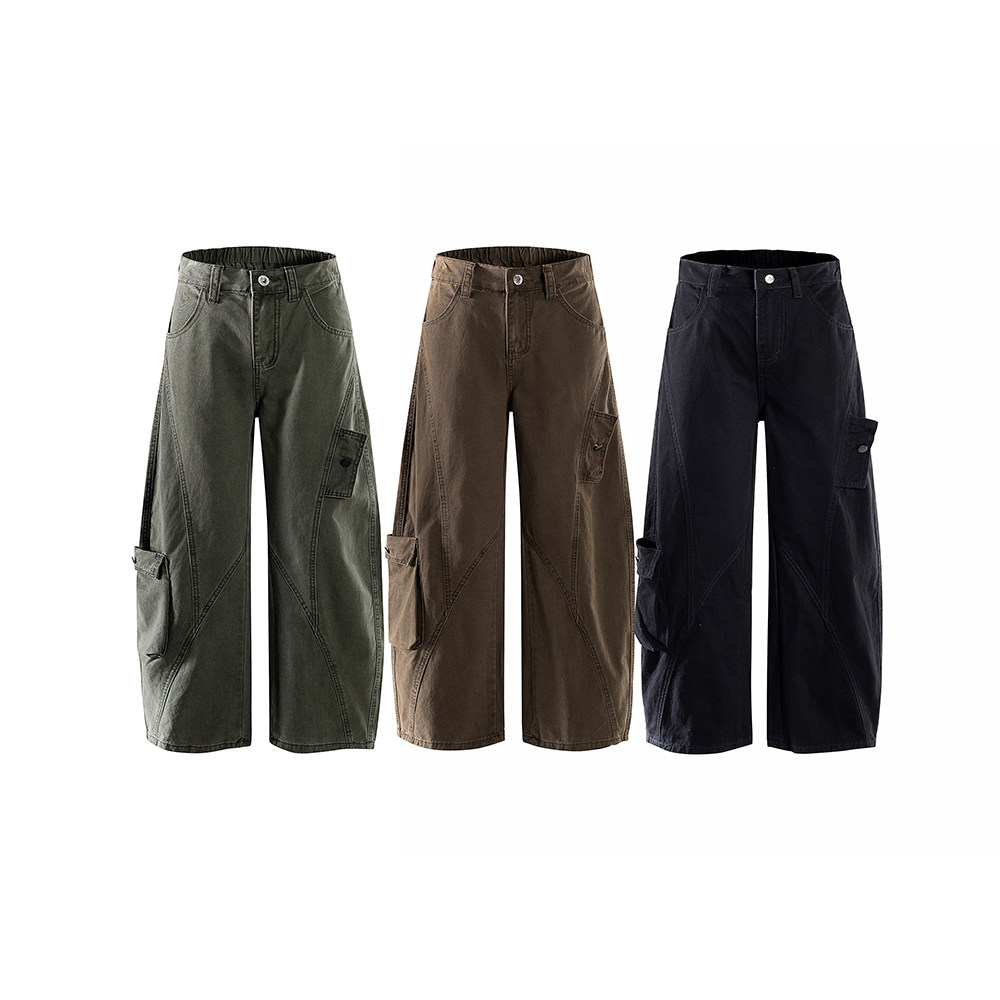 A440-K350-特P60重磅工装休闲裤水洗棉布抖音，男装工装外套，电商A440