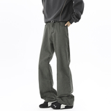 A440-K521-特P45春季重磅水洗棉微喇休闲裤，男装休闲裤，电商A440