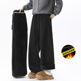 A440-JR305-特P45松弛感加绒弯刀休闲裤，男装卫衣，电商A440