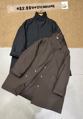 高级感桑蚕丝鹅绒羽绒服女中长款