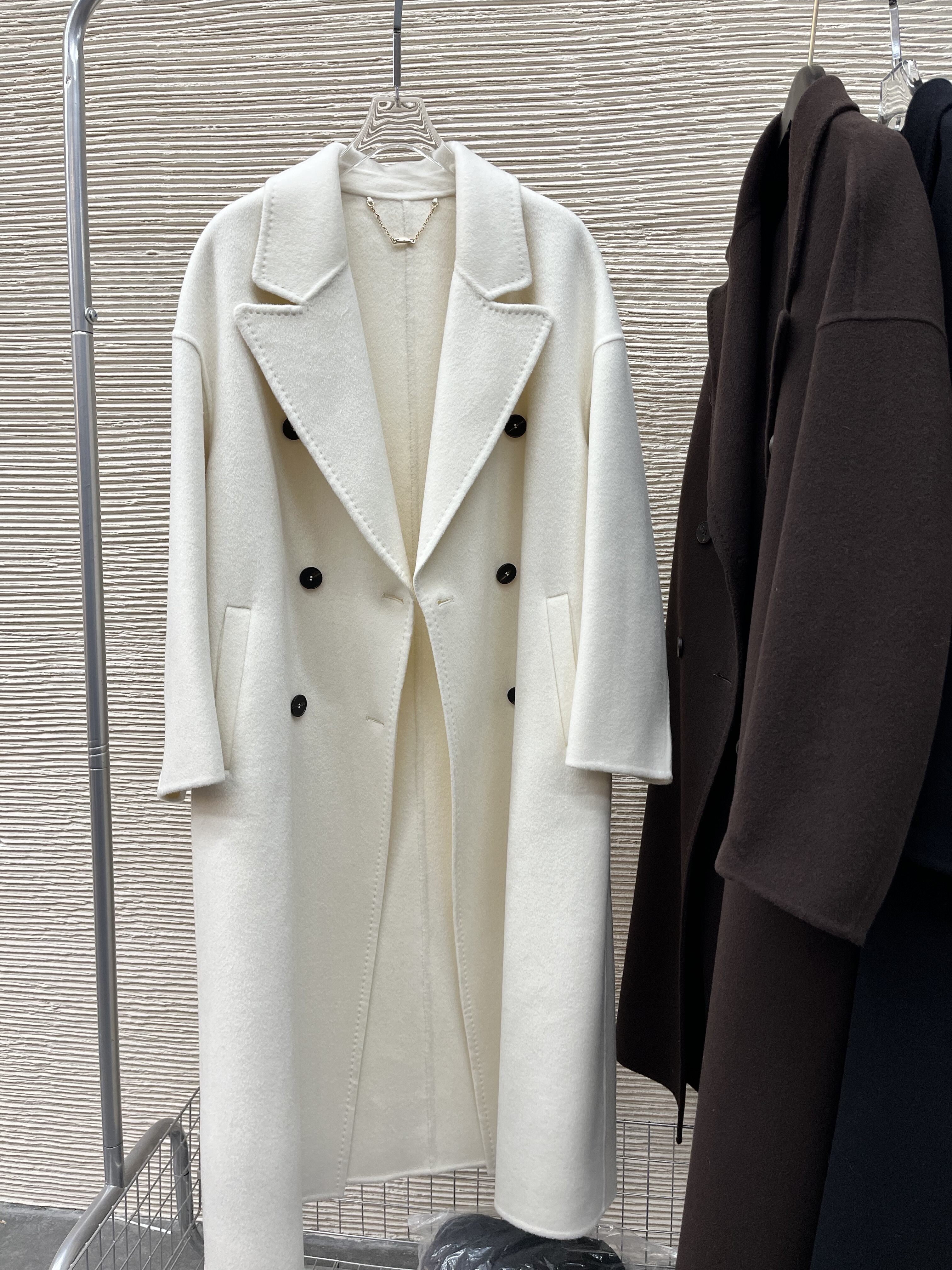 大衣外套女长款高级感双面羊绒