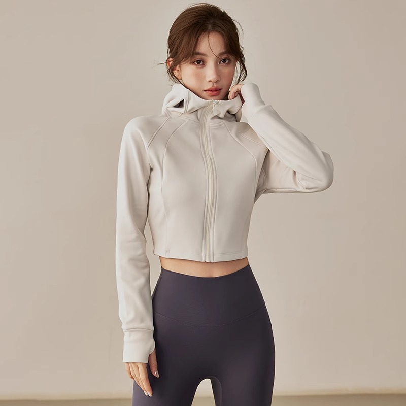 运动外套女跑步健身显瘦瑜伽外套