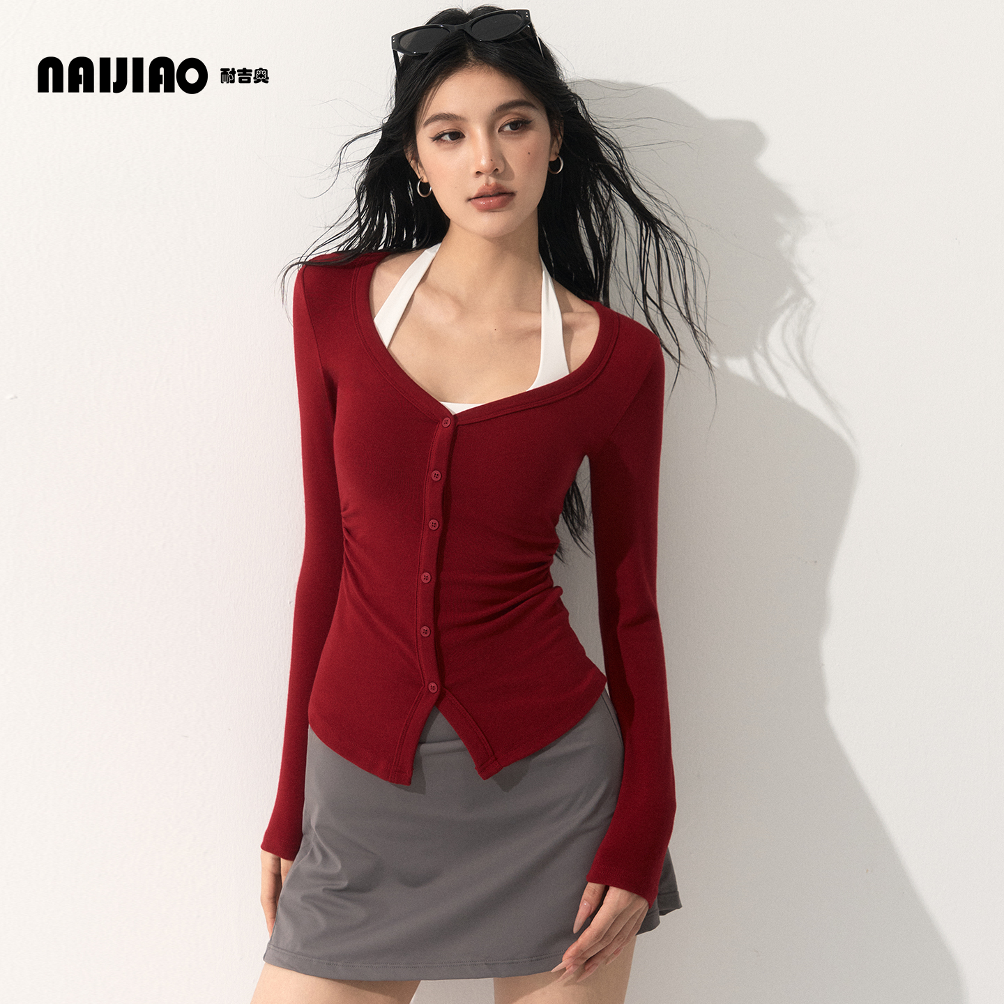 瑜伽长袖上衣女跑步健身锻炼衣服