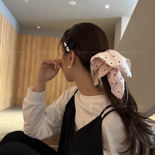 肠圈新款 方形发抓版 头饰发饰百搭简约发抓 懒人bi入 且茉