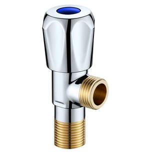 三角阀全铜加厚冷热水阀开关水家用不锈钢加长一进二出热水器三通