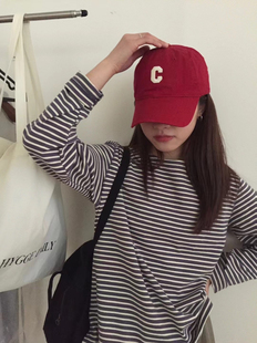 hygge条纹打底衫 条纹 实物拍摄 所见即所得