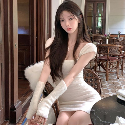 DFAY 三色 绵绵柔软羊驼毛连衣裙 秋冬内搭乖嗲又实穿的一套Bi买