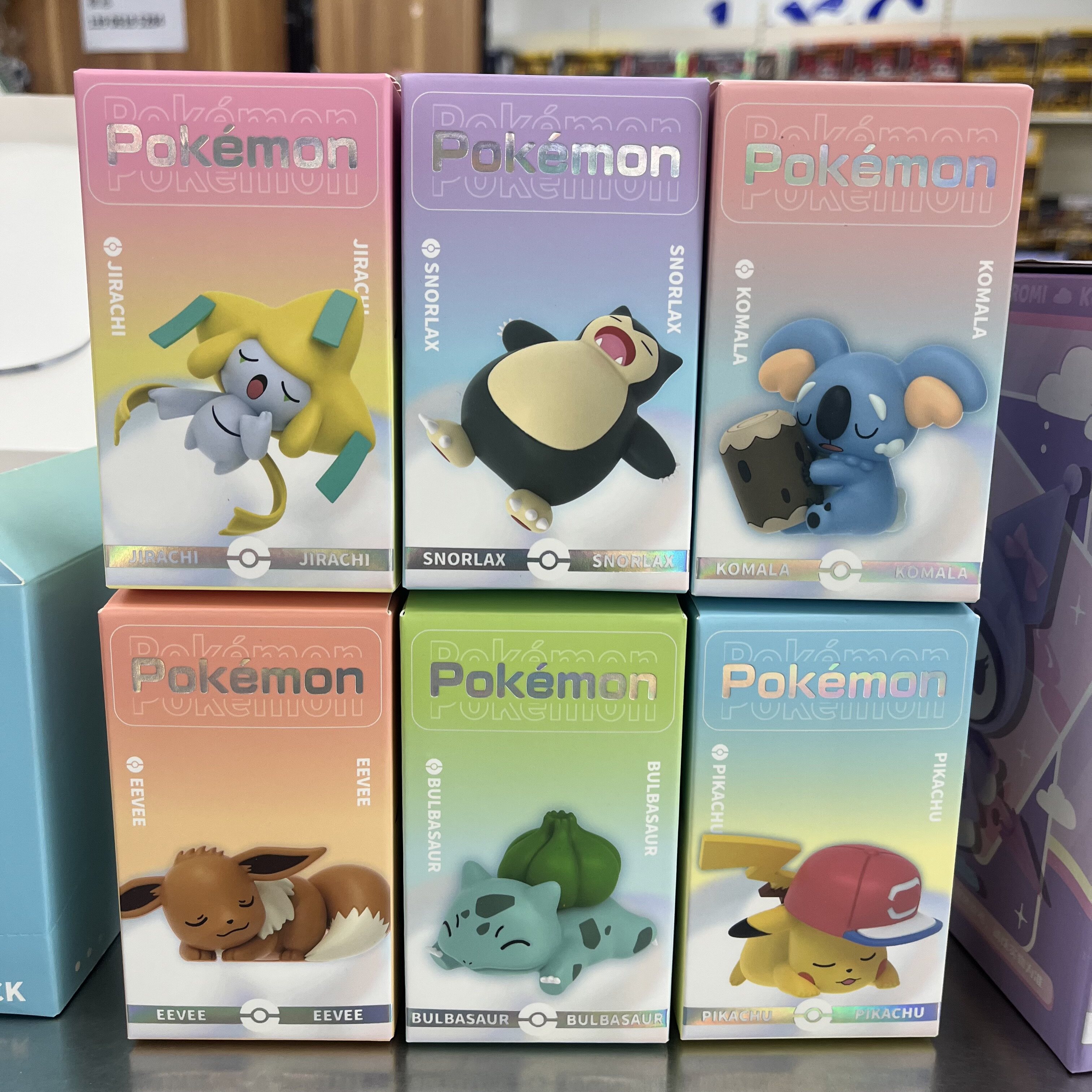 宝可梦盲盒系列摆件神奇宝贝盲盒可爱宝贝皮卡丘模型手办公仔玩具