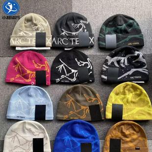 现货正品始祖鸟Arcteryx刺绣图案徽标装饰绒线帽子冷帽针织帽