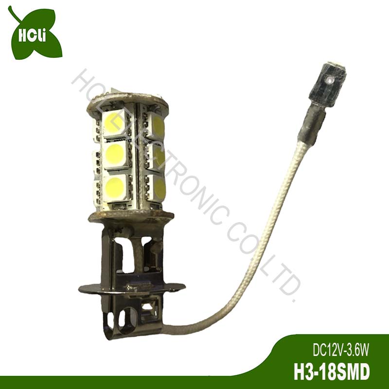 高品质 12V H1 H3 H4 H7 LED车灯泡 汽车前雾灯 LED近光灯 装饰灯