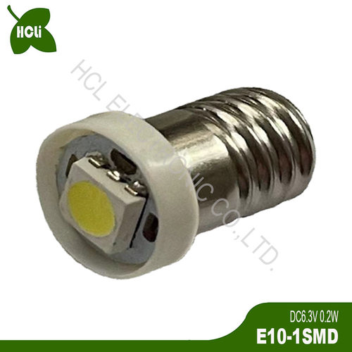 高品质 DC3V 4.5V 6.3V 9V 12V 24V E10 LED螺口灯泡 仪表指示灯