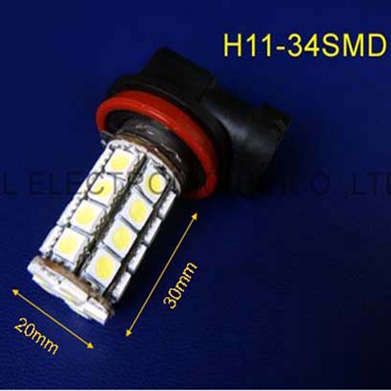 高品质 12V H8 H11 LED汽车前雾灯 H8 H11 LED雾灯装饰灯泡 光源