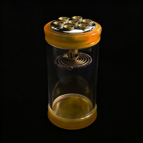 鸣虫用具宠物徐一舟60七孔铜圈葫芦簧蜜蜡雪豹亚克力大虫蝈蝈叫罐