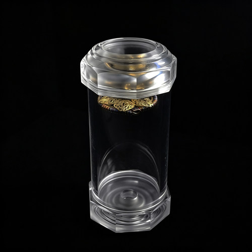 徐一舟60独眼独孔黄铜花卉等距簧鸣虫大虫蝈蝈八面来风普惠叫罐子
