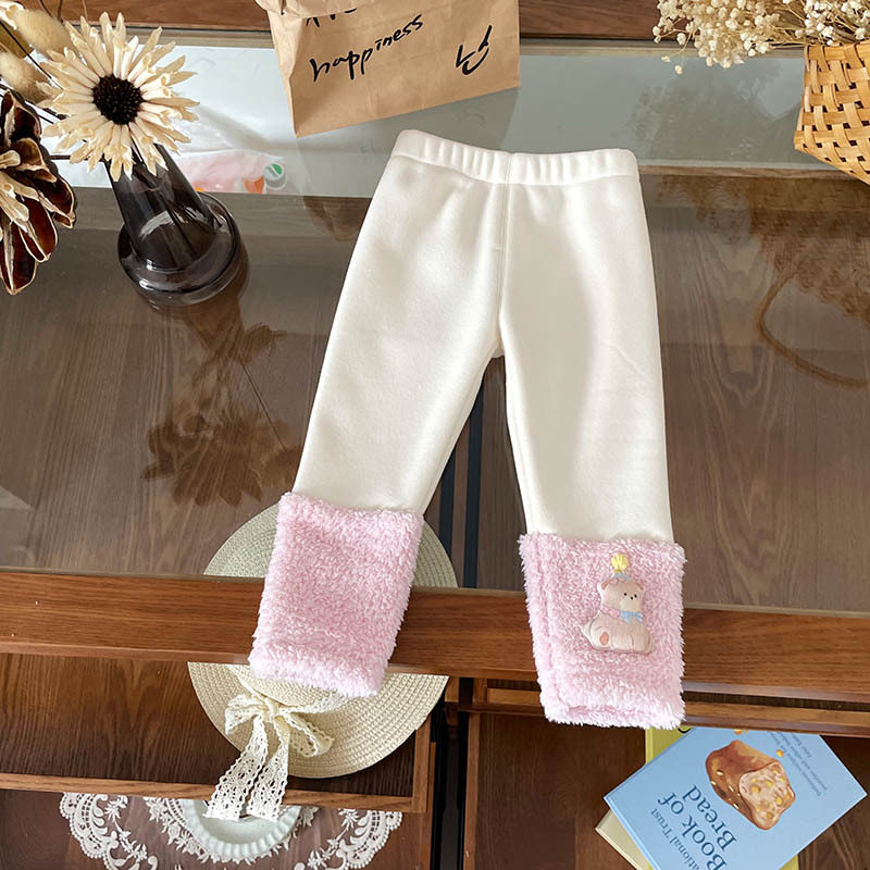 【现货】QK259730女童打底裤2025新款日常百搭卡通加绒保暖打底裤,童装/婴儿装/亲子装,打底裤,淘宝优惠券,粉丝福利购,淘宝优惠卷