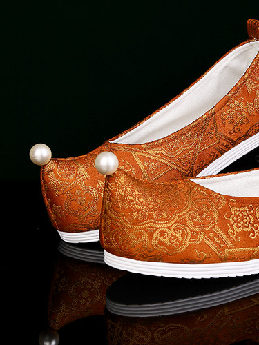 汉服鞋平跟七月荷软底古风夏季