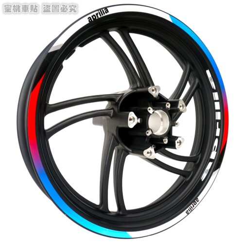阿普利亚sr max300 max250 踏板 改装轮毂贴 全车贴画 反光贴纸