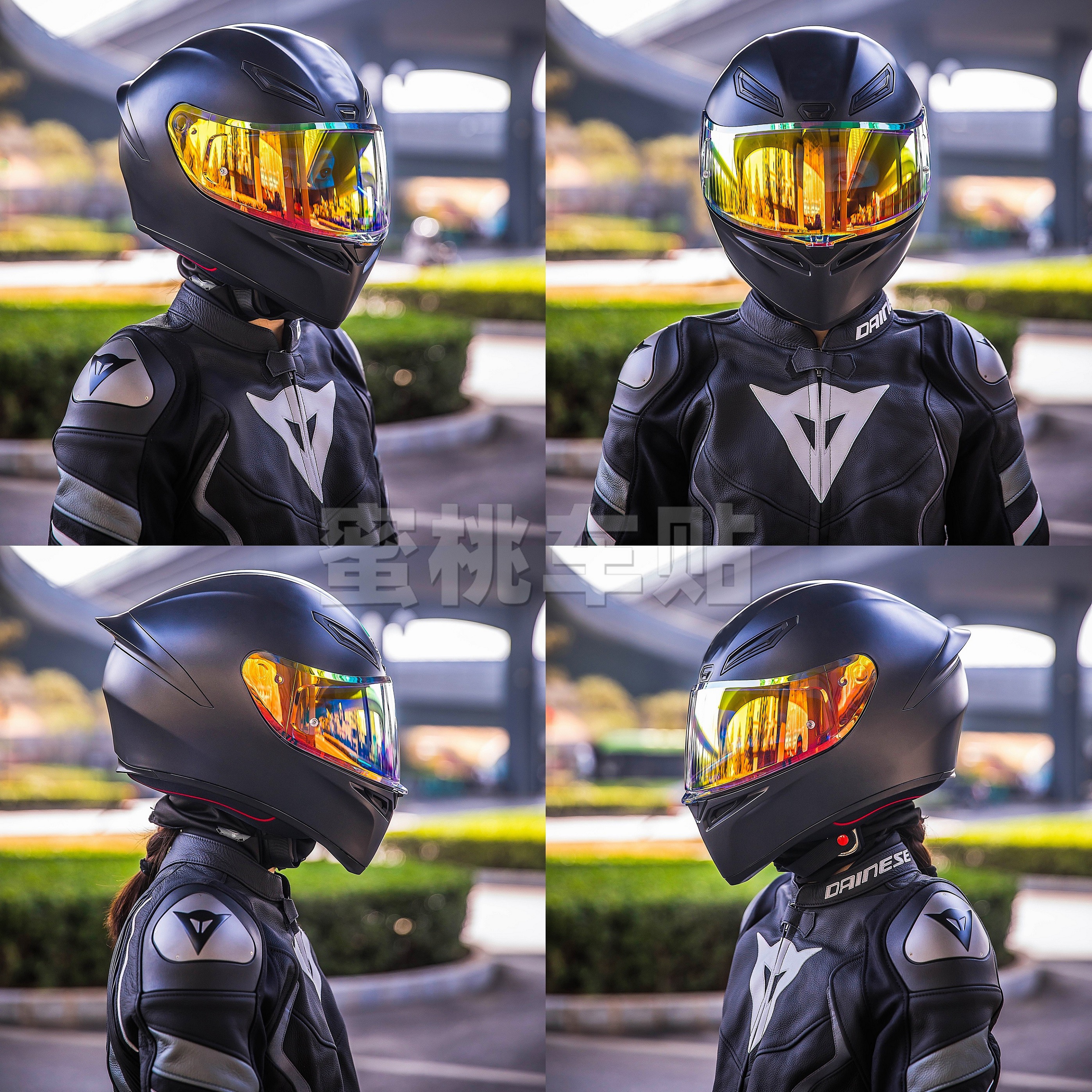 适用于AGVK1S头盔电镀镜片