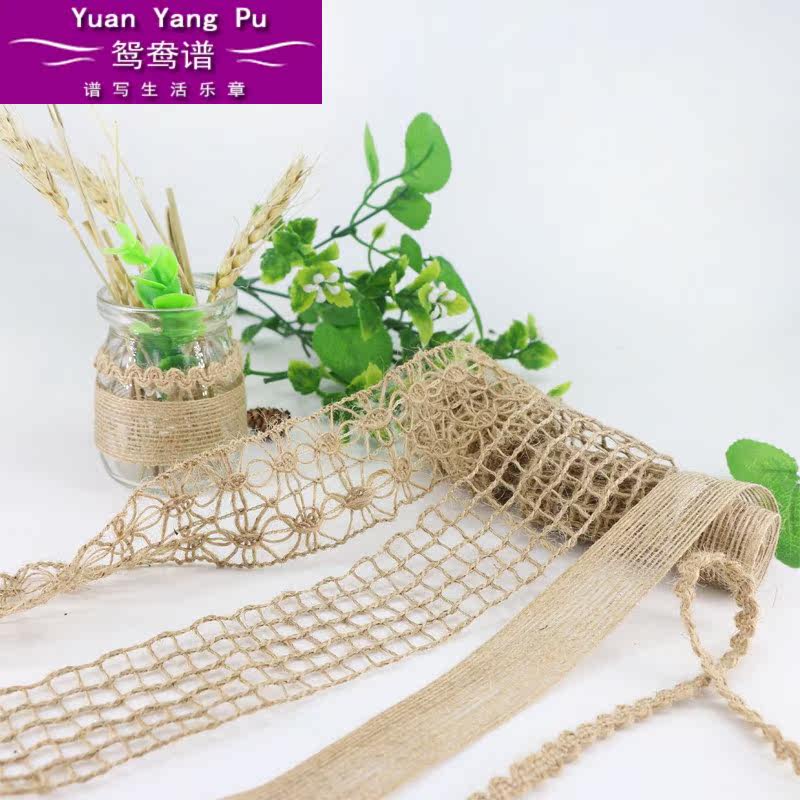Pairing Jute Yellow rope decorate Fishing line Linen thread lace kindergarten manual diy Tool Accessoriesin the Home Fabric , Sew DIY Material,Tools and finished products , Sew DIY Fitting/Accessories/Accessories , Lace  category - from Buy2taobao.com to provide professional Taobao agent buy service