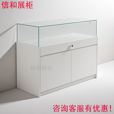 定制玻璃珠宝展示柜钢化玻璃整发